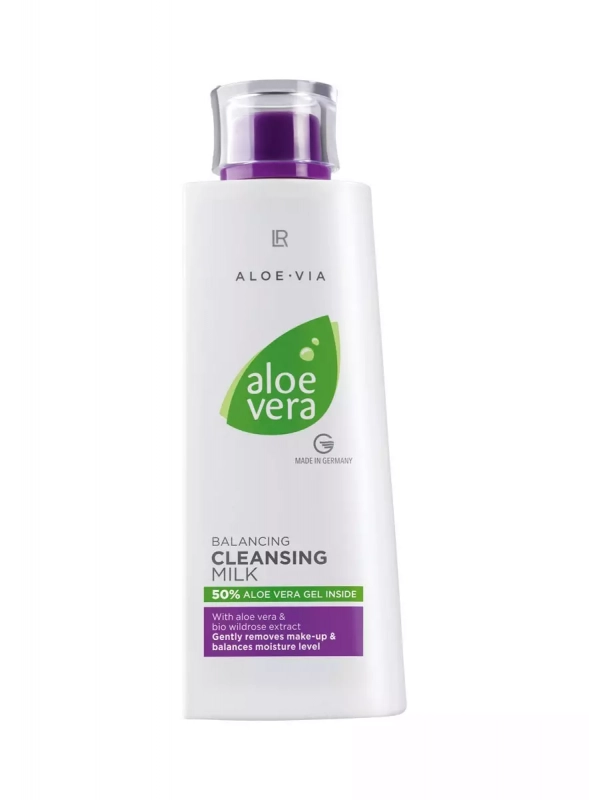 Lait nettoyant LR Aloe VIA 200ml aloe vera pur 50% hydratant hypoallergénique