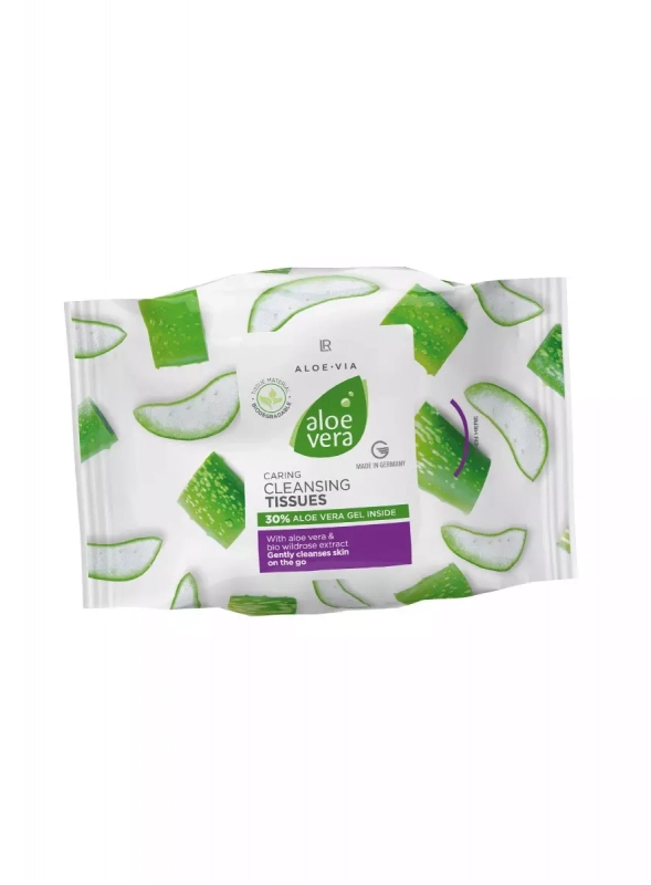 Lingettes nettoyantes LR Aloe Vera 30% aloe vera sans alcool parabènes