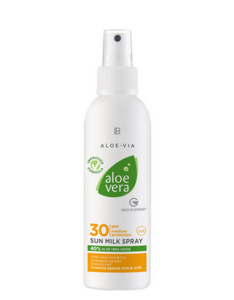 Spray solaire Aloe Vera SPF 30 LR – Protection efficace contre les rayons UV Spray solaire protecteur actif LR Aloe Vera SPF 30 – Protection UV quotidienne