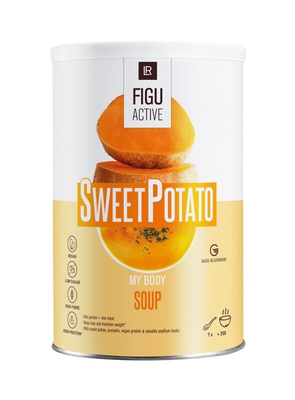 Soupe Figu Active Patate Douce LR – substitut de repas vegan riche en fibres