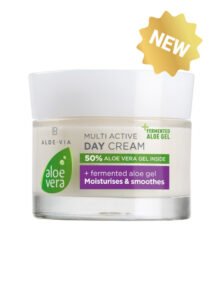 Crème de jour multi-active LR Aloe Vera avec 50 % de gel d’aloe vera et gel fermenté