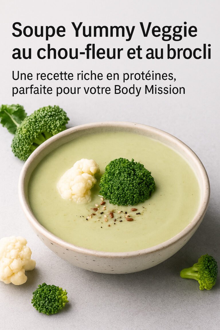 Soupe minceur LR Yummy Veggie au brocoli et chou-fleur – Body Mission