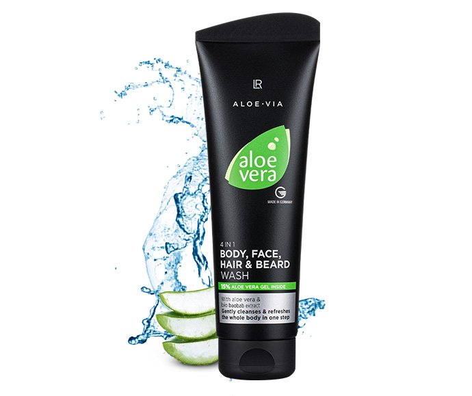 Gel Douche 4en1 LR:MEN – Visage, corps, cheveux et rasage – LR Health and Beauty