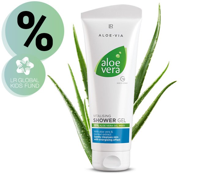 Gel douche Aloe Vera LR Health & Beauty – Nettoyage doux et hydratant à 35 % de gel d’aloe vera