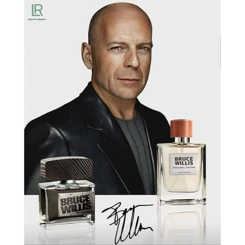 Bruce Willis avec les parfums Bruce Willis Personal Edition et Bruce Willis Eau de Parfum