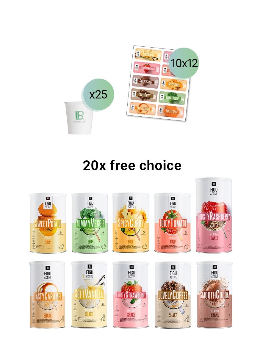 LR BODY MISSION – Set 20 Produits au Choix + Shaker Offert