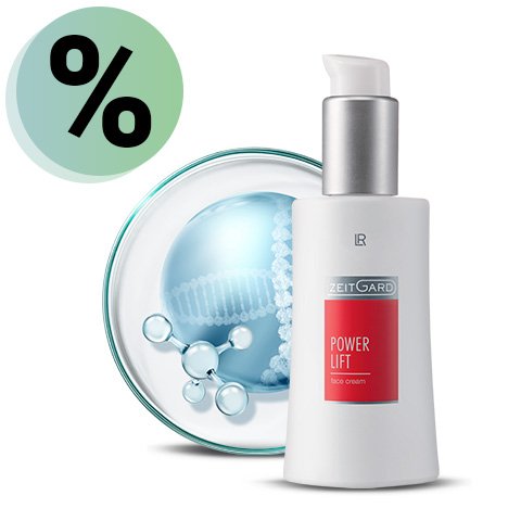 LR ZEITGARD Power Lift – Soin hydratant anti-âge pour homme, formule légère et revitalisante, hydrate, raffermit et protège la peau.