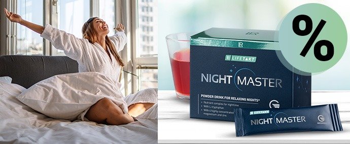 Night Master LR Lifetakt – complément alimentaire pour un sommeil réparateur