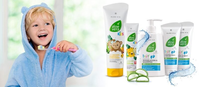 Gamme LR Aloe Vera Baby Care – Soins doux à l’aloe vera pour bébé