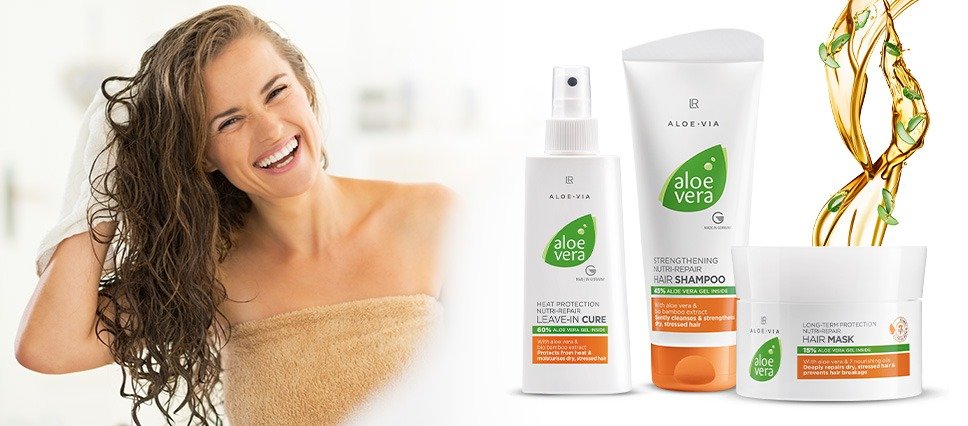 Soins capillaires LR Health & Beauty Aloe Vera Nutri-Repair, Recapin et Microsilver