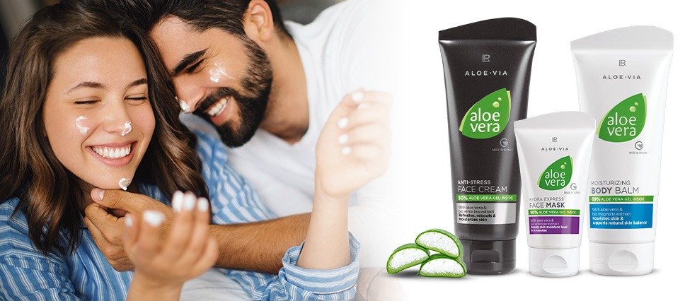 Peau hydratée – soins LR Health & Beauty à l’Aloe Vera : crèmes, laits, baumes et sérums