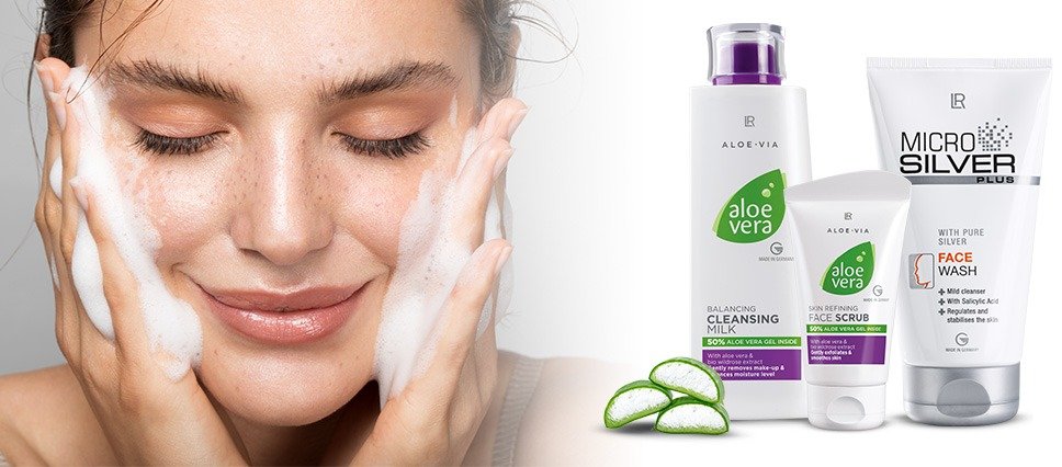 Soins peau nette LR Health & Beauty à l’Aloe Vera et au Microsilver