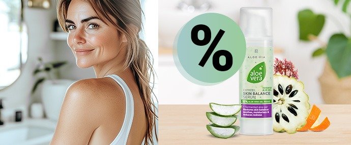 Sérum raffermissant Aloe Vera LR – Soin visage concentré pour une peau tonifiée