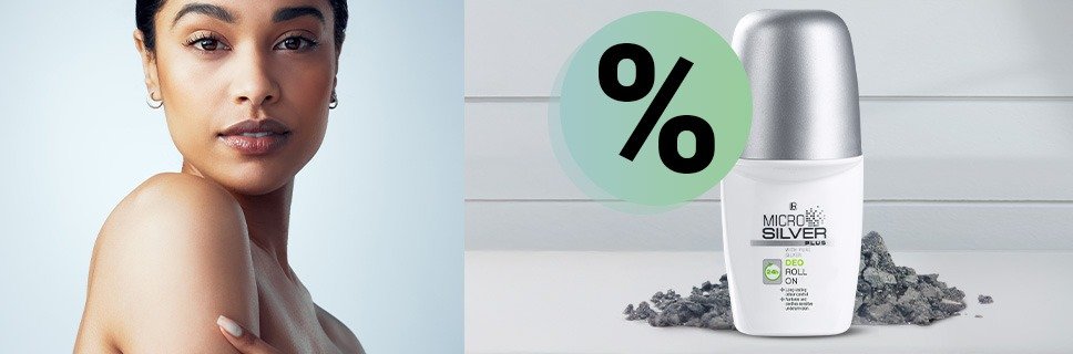 Déodorant roll-on Microsilver LR – Protection efficace et soin antibactérien