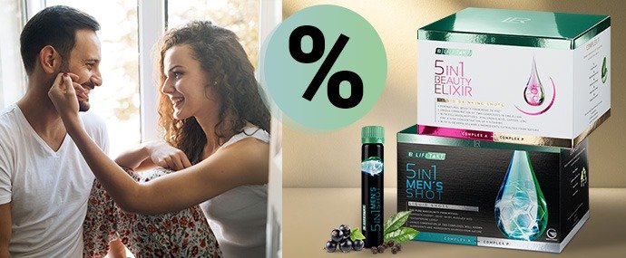 LR Men's Shot & Beauty Elixir 5en1 – Pack duo bien-être et beauté pour homme