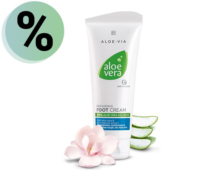 Crème réparatrice pour les pieds LR Aloe Via – Hydratation et soin intense