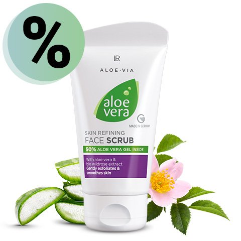 Aloe Vera Exfoliant Visage LR Health & Beauty – élimine les cellules mortes et stimule la circulation