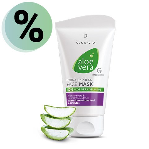 Aloe Vera Masque Visage LR Health & Beauty – hydratation intense et éclat du teint
