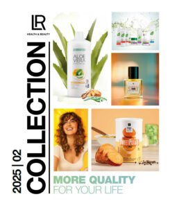 Couverture du catalogue LR Health & Beauty 2025 – produits bien-être, beauté, nutrition