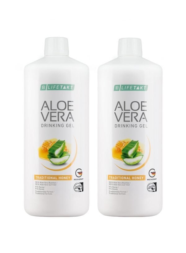 Aloe Vera Miel Gel Boire Famille Digestion Bien-Être