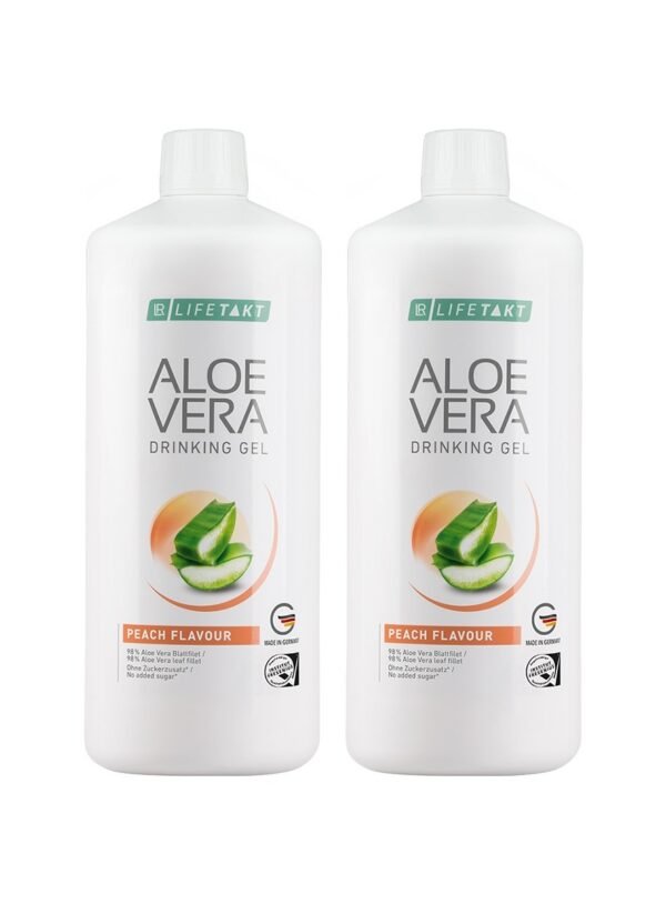 Aloe Vera Gel Pêche 98% Sans Sucre Diabétique