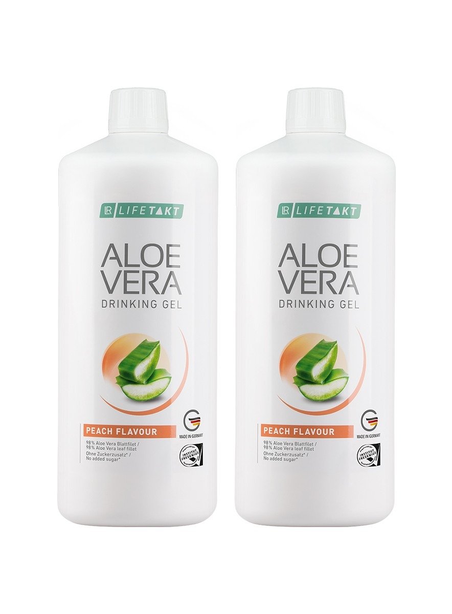 Aloe Vera Gel Pêche 98% Sans Sucre Diabétique