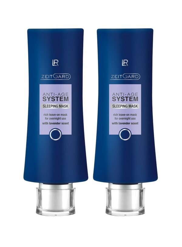 ZEITGARD Sleeping Mask au Parfum de Lavande, masque de nuit anti-âge régénérant 50ml avec Ultra Filling Spheres™, huile Jojoba et baies Shizandra pour régénération nocturne intensive