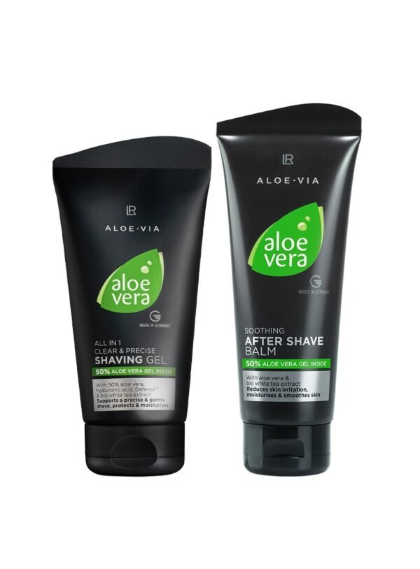 SET Aloe Vera Men Gel Rasage Baume After-Shave