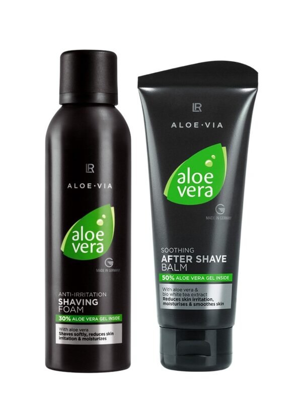 Set Aloe Vera Men Mousse Rasage After-Shave Complet