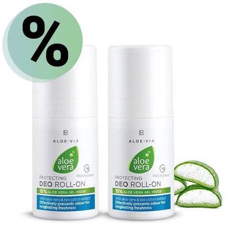 Deo Roll-on Aloe Vera Pack de 2