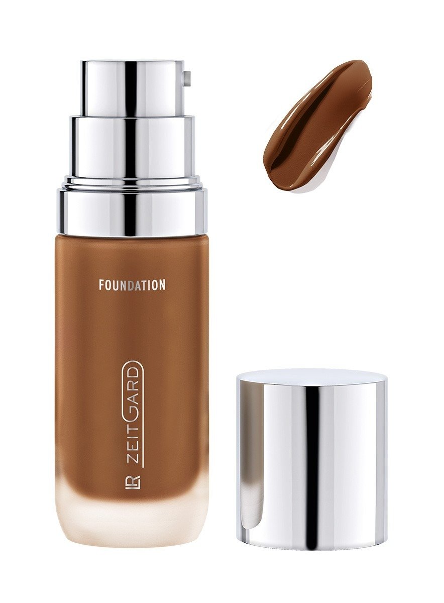 Fond de teint LR ZEITGARD Signature Matte Foundation nuance N°6 Deep pour peaux foncées, flacon 32ml avec finition mate et effet flouteur