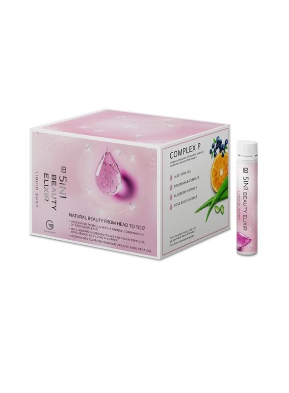 Élixir beauté 5en1 femme 30 ampoules LR Health & Beauty collagène hyaluronique biotine zinc