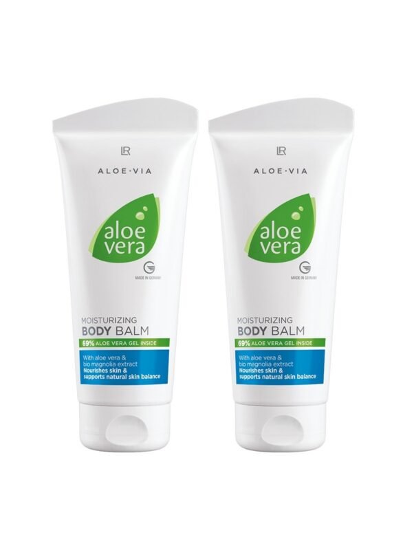 Set x2 baume corporel Aloe Vera 69% LR Health & Beauty avec magnolia bio hydratation intensive