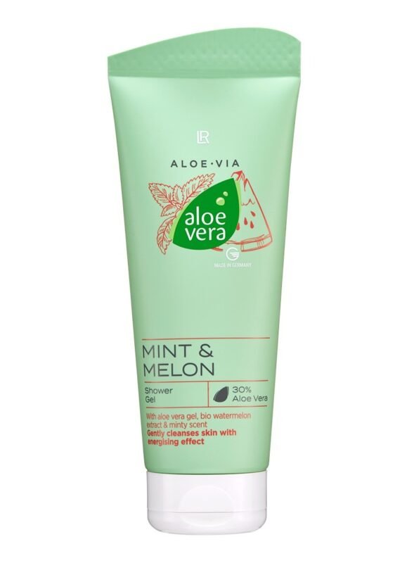 Gel douche Aloe Vera Mint Melon LR Health & Beauty édition limitée 200ml nettoyant énergisant menthe pastèque