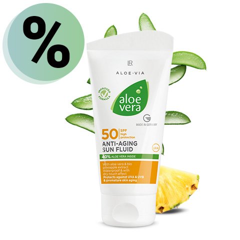 Fluide solaire anti-âge SPF 50