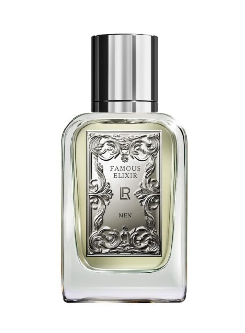 Flacon de parfum Famous Elixir pour lui, gamme Iconic Elixirs de LR Health & Beauty